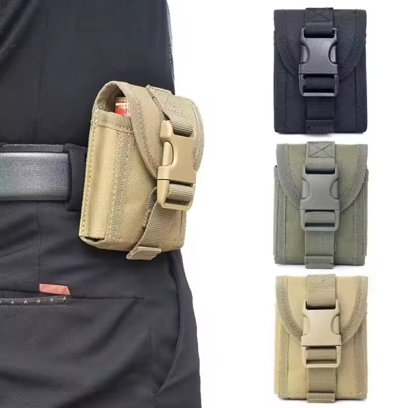 Edc Carry Items - アウトドアEDCシガレットバッグ 多機能MOLLEポーチ 小型収納ポーチ ポータブルシガレットホルダー スポーツ ハイキング