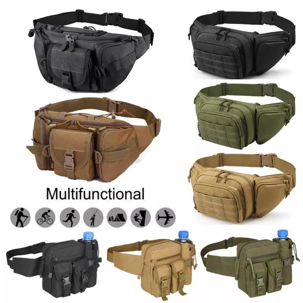 Edc Carry Bag For Men - メンズ用タクティカルファニーパック、隠しキャリーCCWホルスター、ミリタリーピストルウエストポーチガンバッグ、旅行、仕事、アウトドア、EDCギア用