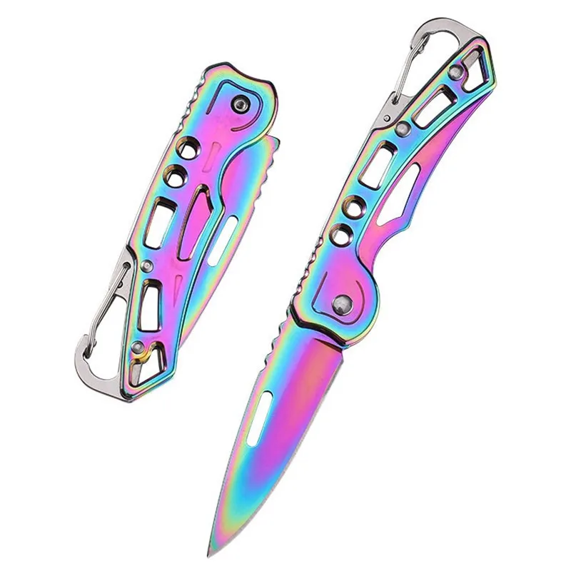 Edc Carry Pocket Knife - ステンレス鋼抗ボディ屋外キャンプ折りたたみナイフキャリングナイフキャンプナイフポータブルフルーツポケットナイフ EDC ツール