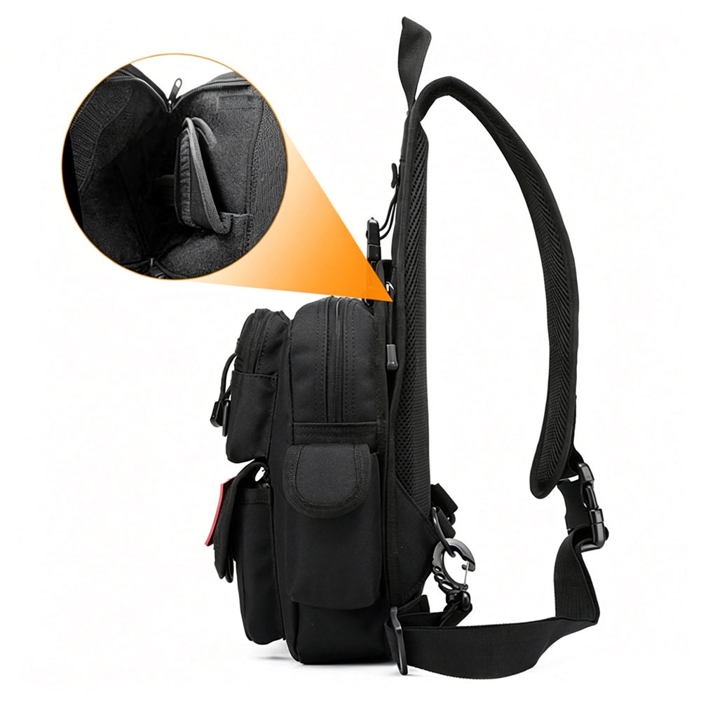 戦術用ピストルバッグ ガンバッグ 隠し携帯用ピストルホルスタ - Edc Concealed Carry Backpack のレビューと価格