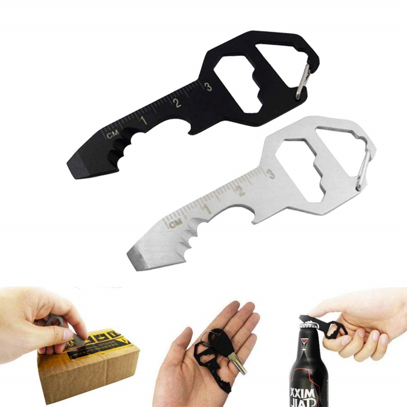 栓抜きマルチツール、ステンレススチールEDCガジェット、6  - Edc Carry All のレビューと価格