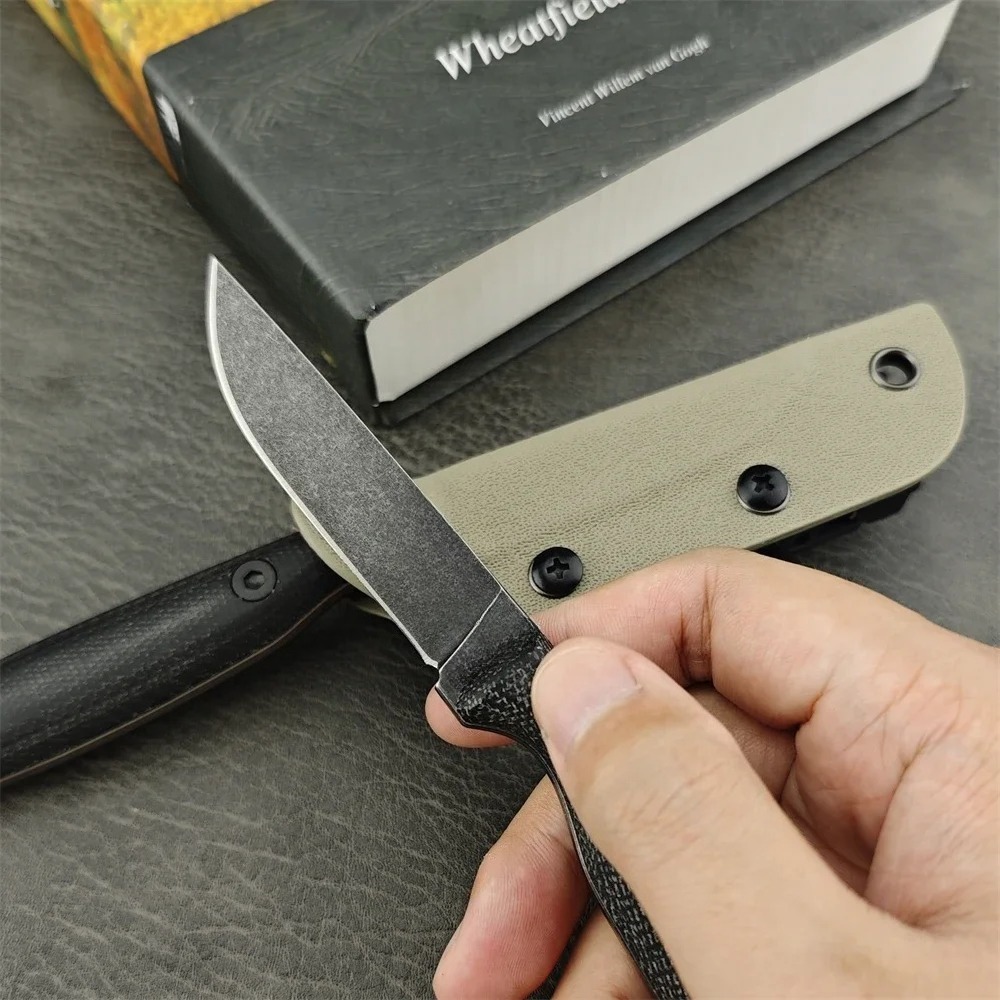 高硬度で耐摩耗性に優れた固定刃のポケットナイフ。リネン製のハ - Edc Carry For Men のレビューと価格