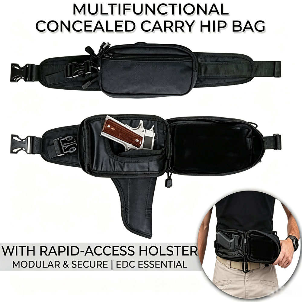 タクティカルピストルバッグ、銃用バッグ、隠しホルスター付き、 - Edc Carry Pistols のレビューと価格