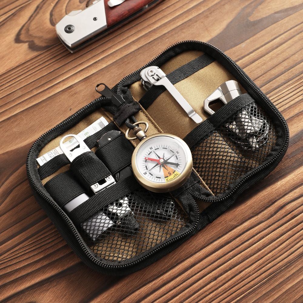 新しいポータブルEDCツール収納バッグ ミニ多目的クレジット - Multitool Credit Card のレビューと価格