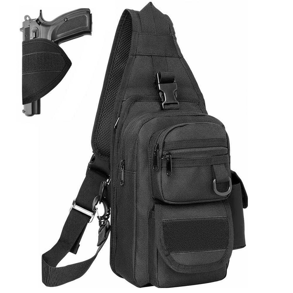 隠し銃持ち運び用ピストルガンバッグ戦術ピストルガン収納ポーチ - Edc Concealed Carry Backpack のレビューと価格