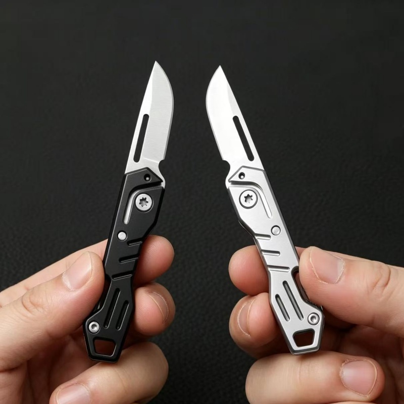 ミニEDC折りたたみ式ポケットナイフ、栓抜き付き、ステンレス - Edc Carry For Men のレビューと価格